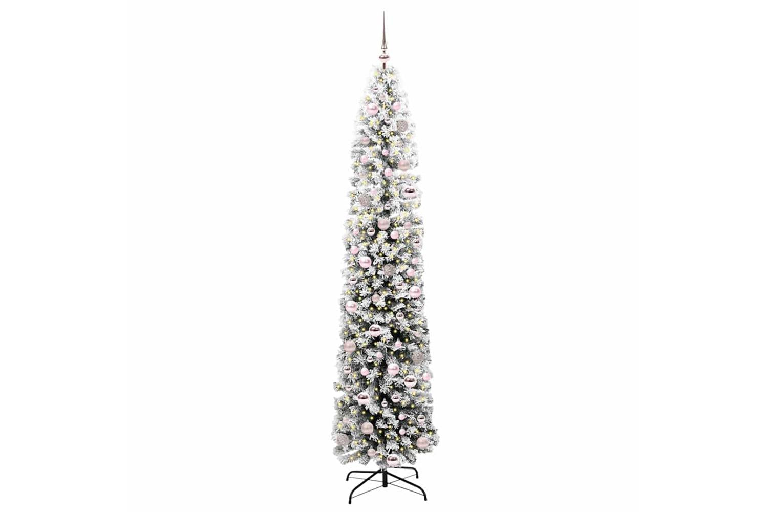 Vidaxl Artificial Christmas Tree With 300 Leds With Stand Green 210 Cm-3