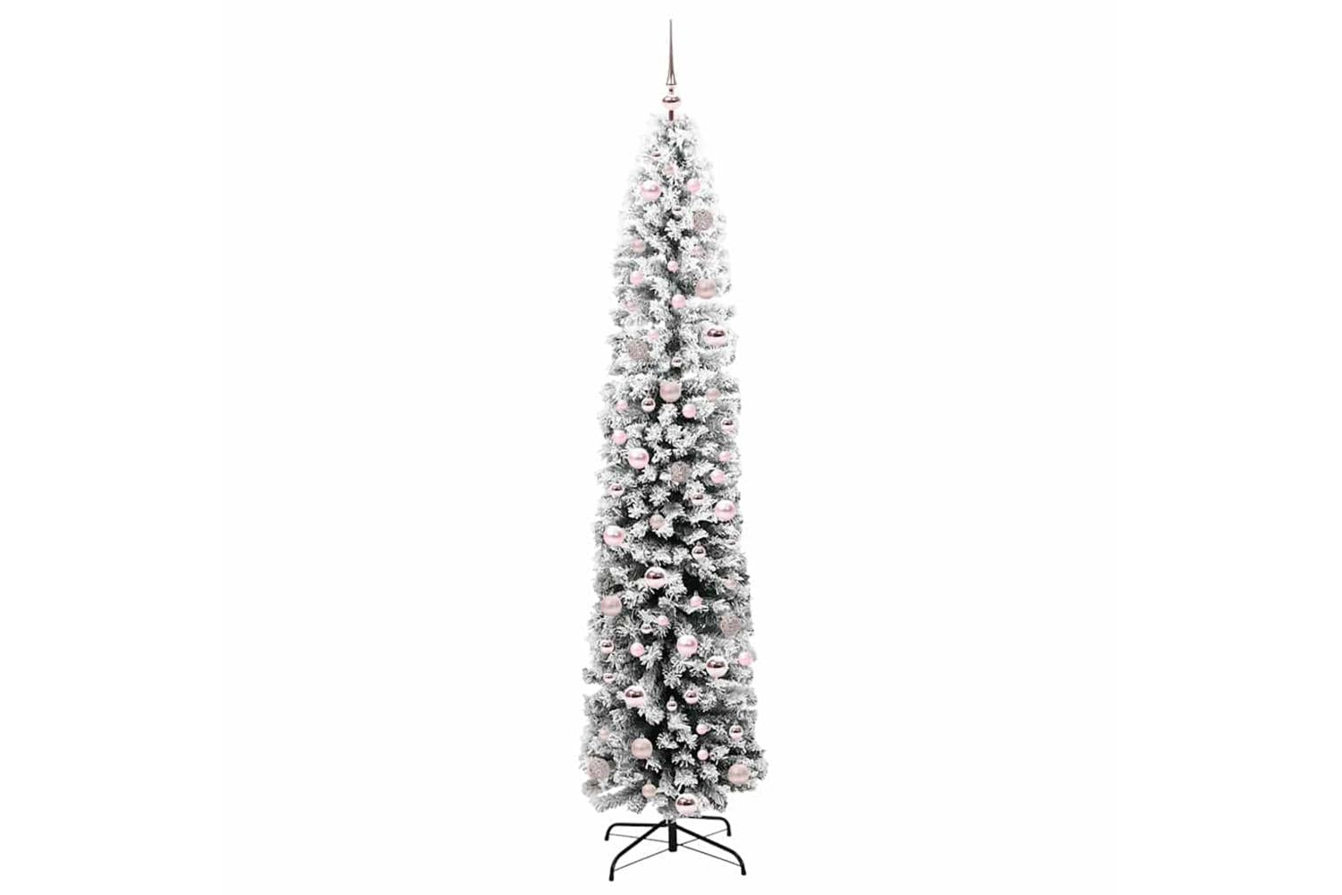 Vidaxl Artificial Christmas Tree With 300 Leds With Stand Green 210 Cm-4