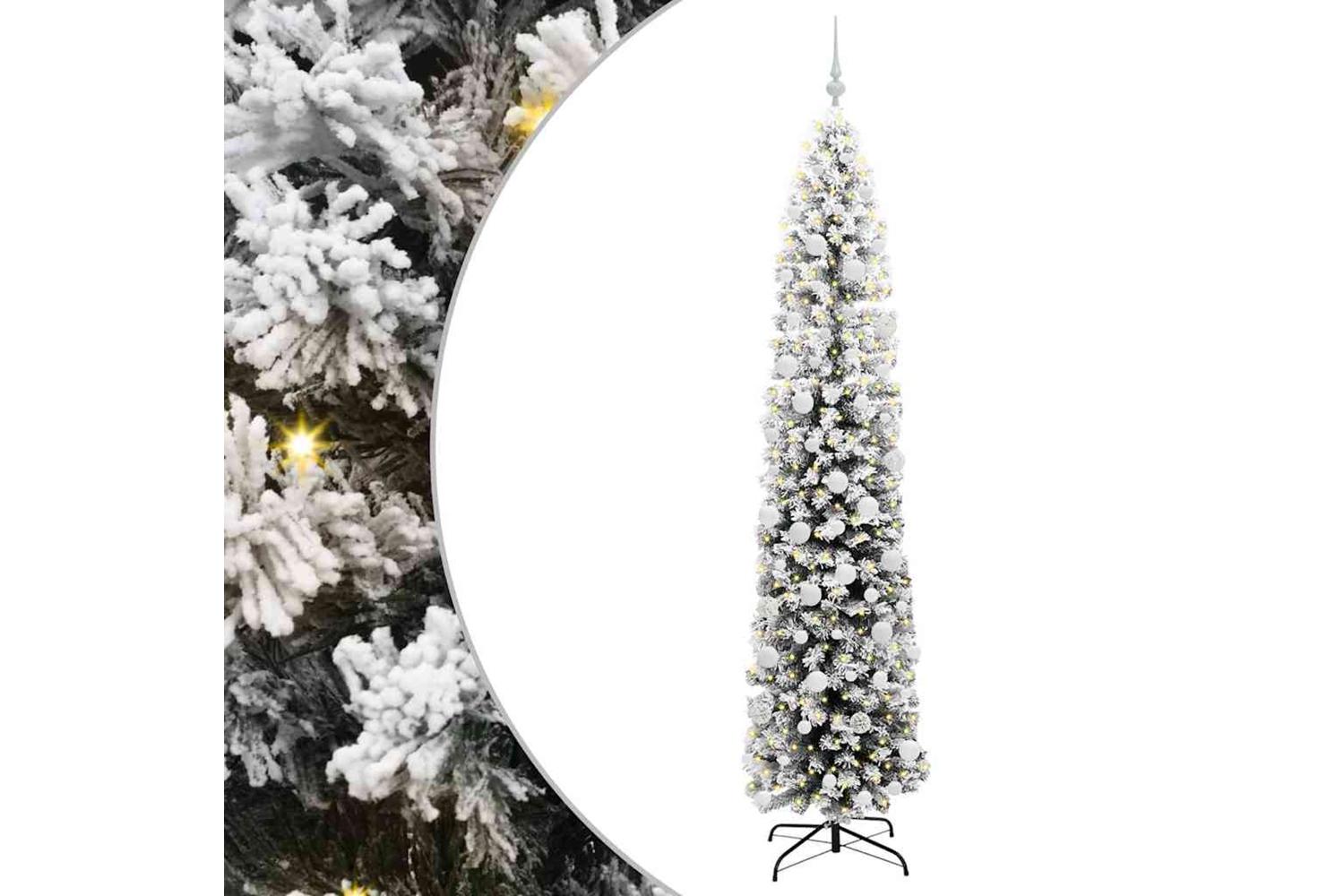 Vidaxl Artificial Christmas Tree With 300 Leds With Stand Green 210 Cm-2