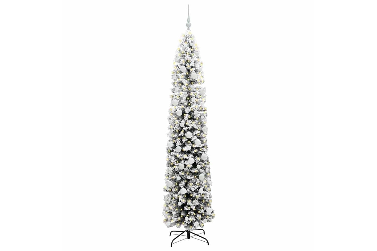 Vidaxl Artificial Christmas Tree With 300 Leds With Stand Green 210 Cm-3