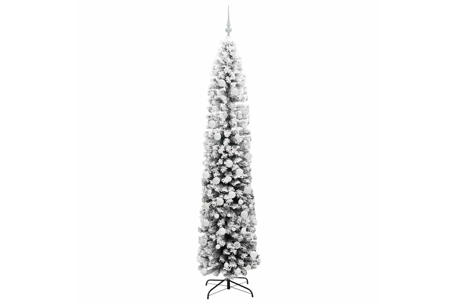 Vidaxl Artificial Christmas Tree With 300 Leds With Stand Green 210 Cm-4