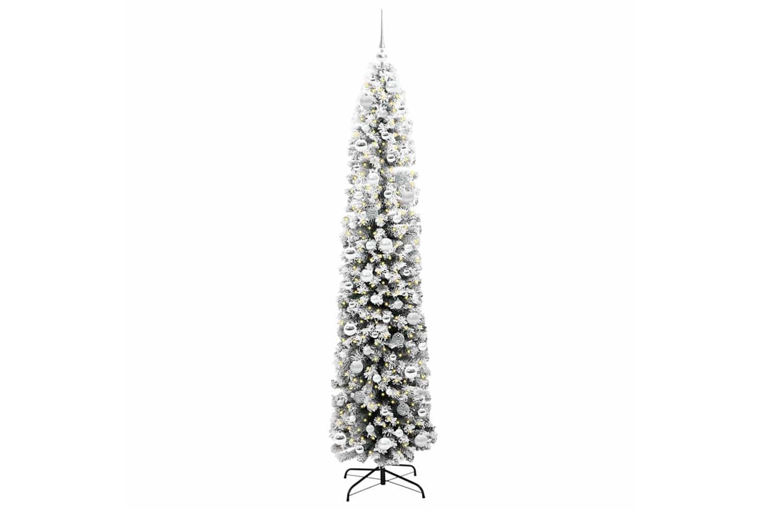 Vidaxl Artificial Christmas Tree With 300 Leds With Stand Green 210 Cm-3