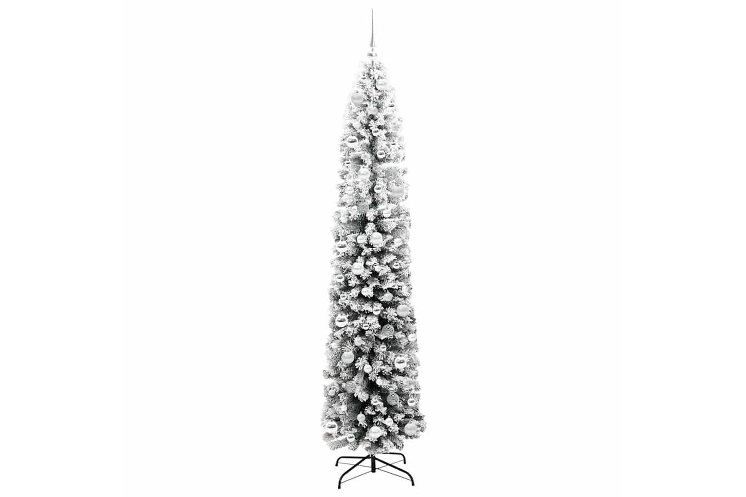 Vidaxl Artificial Christmas Tree With 300 Leds With Stand Green 210 Cm-4