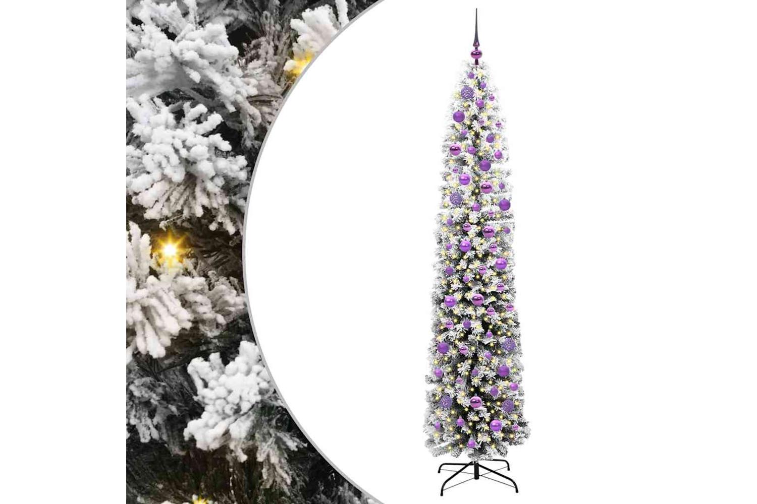 Vidaxl Artificial Christmas Tree With 300 Leds With Stand Green 210 Cm-2