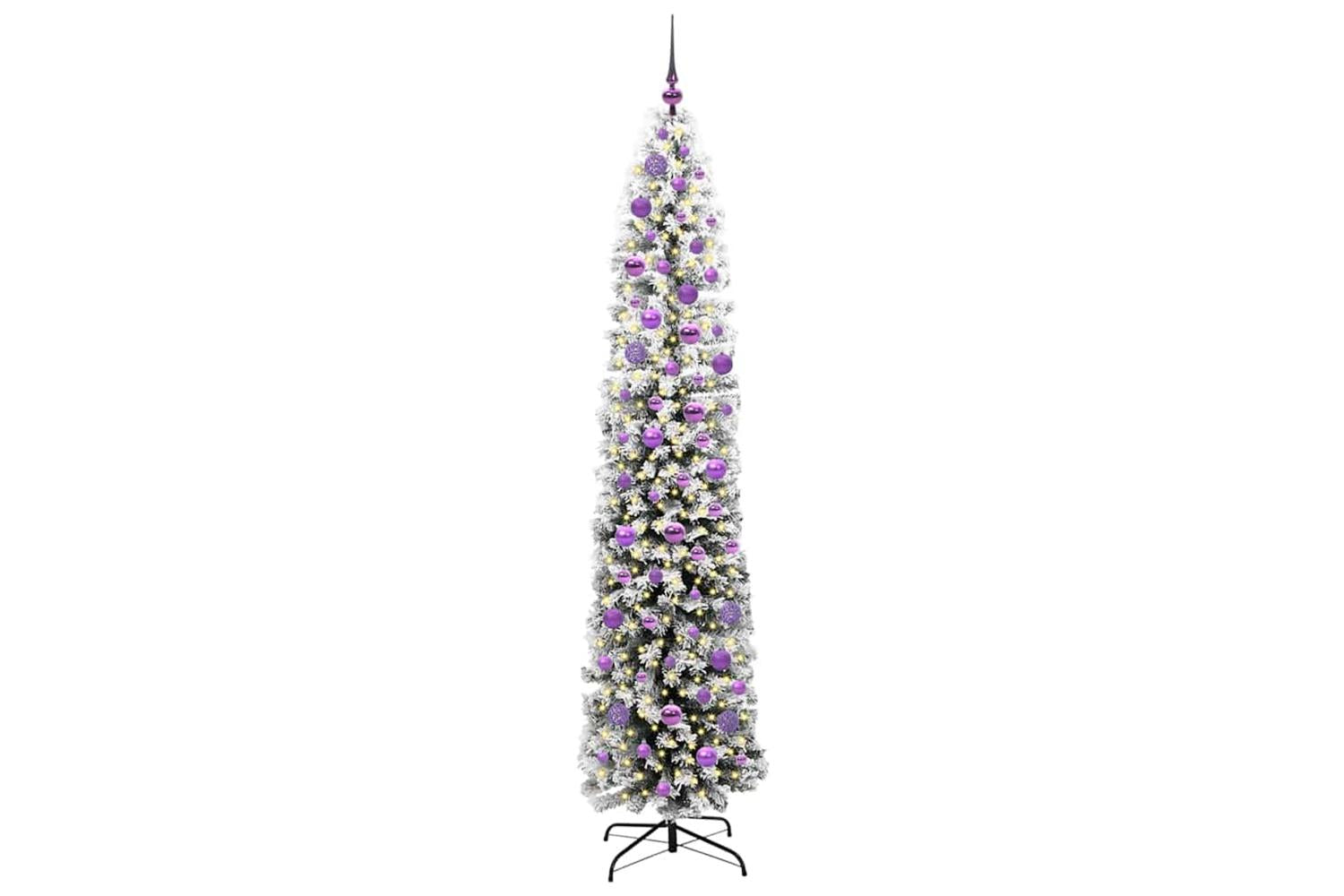 Vidaxl Artificial Christmas Tree With 300 Leds With Stand Green 210 Cm-3