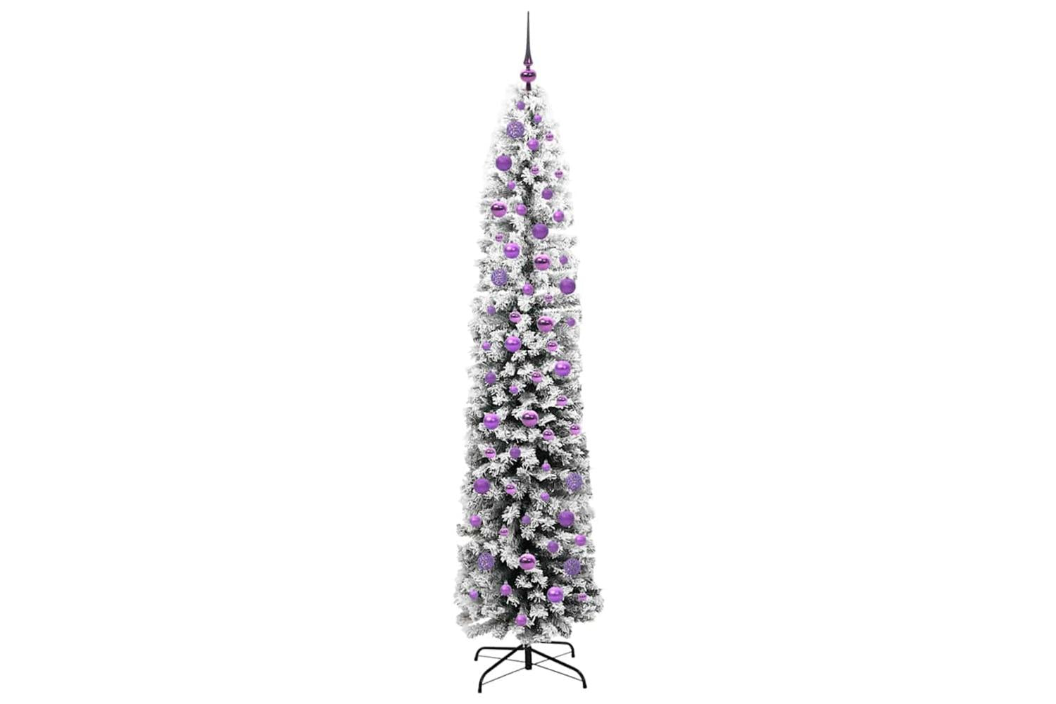 Vidaxl Artificial Christmas Tree With 300 Leds With Stand Green 210 Cm-4