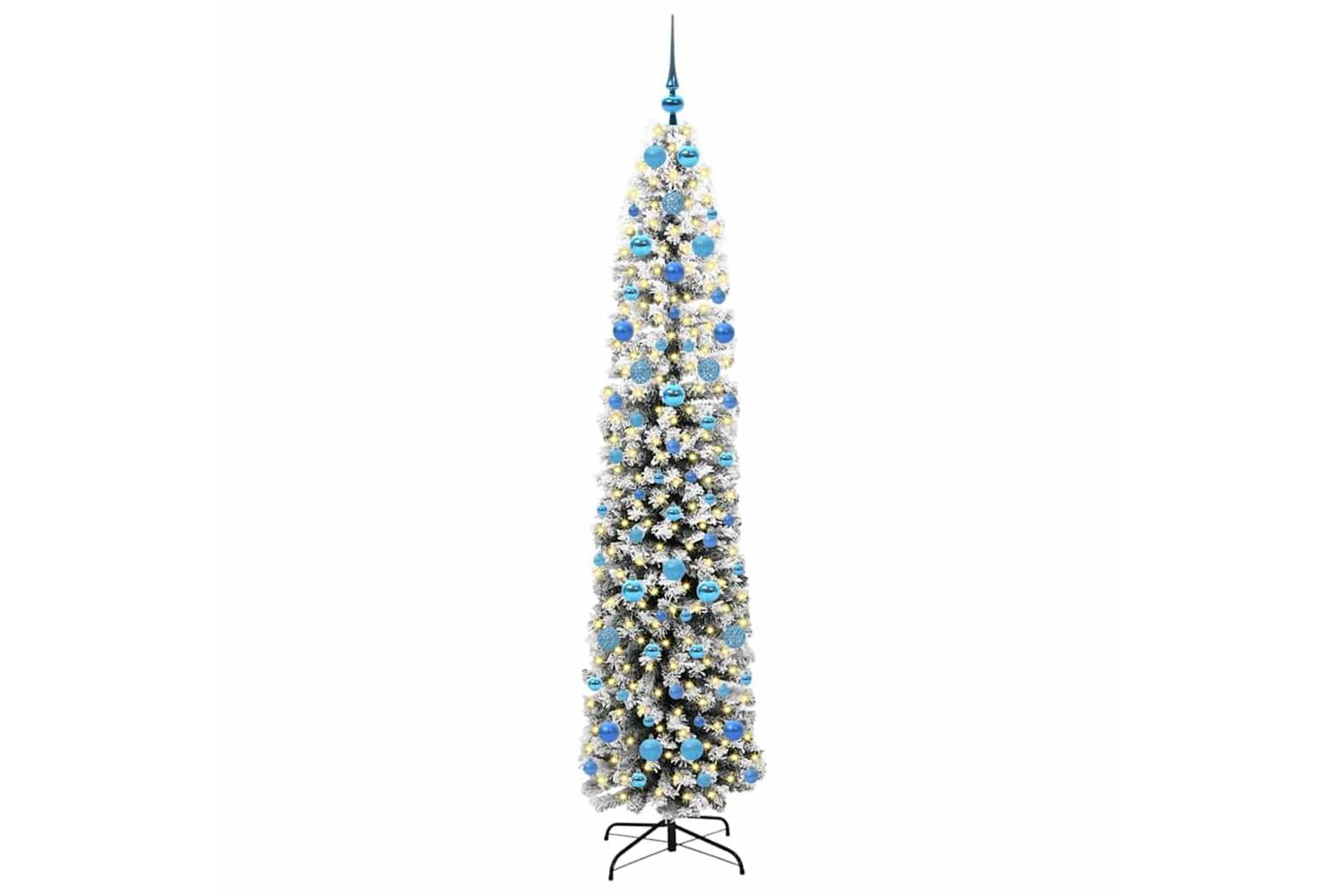 Vidaxl Artificial Christmas Tree With 300 Leds With Stand Green 210 Cm-3