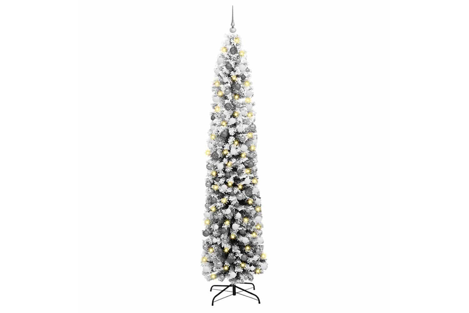 Vidaxl Artificial Christmas Tree With 300 Leds With Stand Green 240 Cm-2