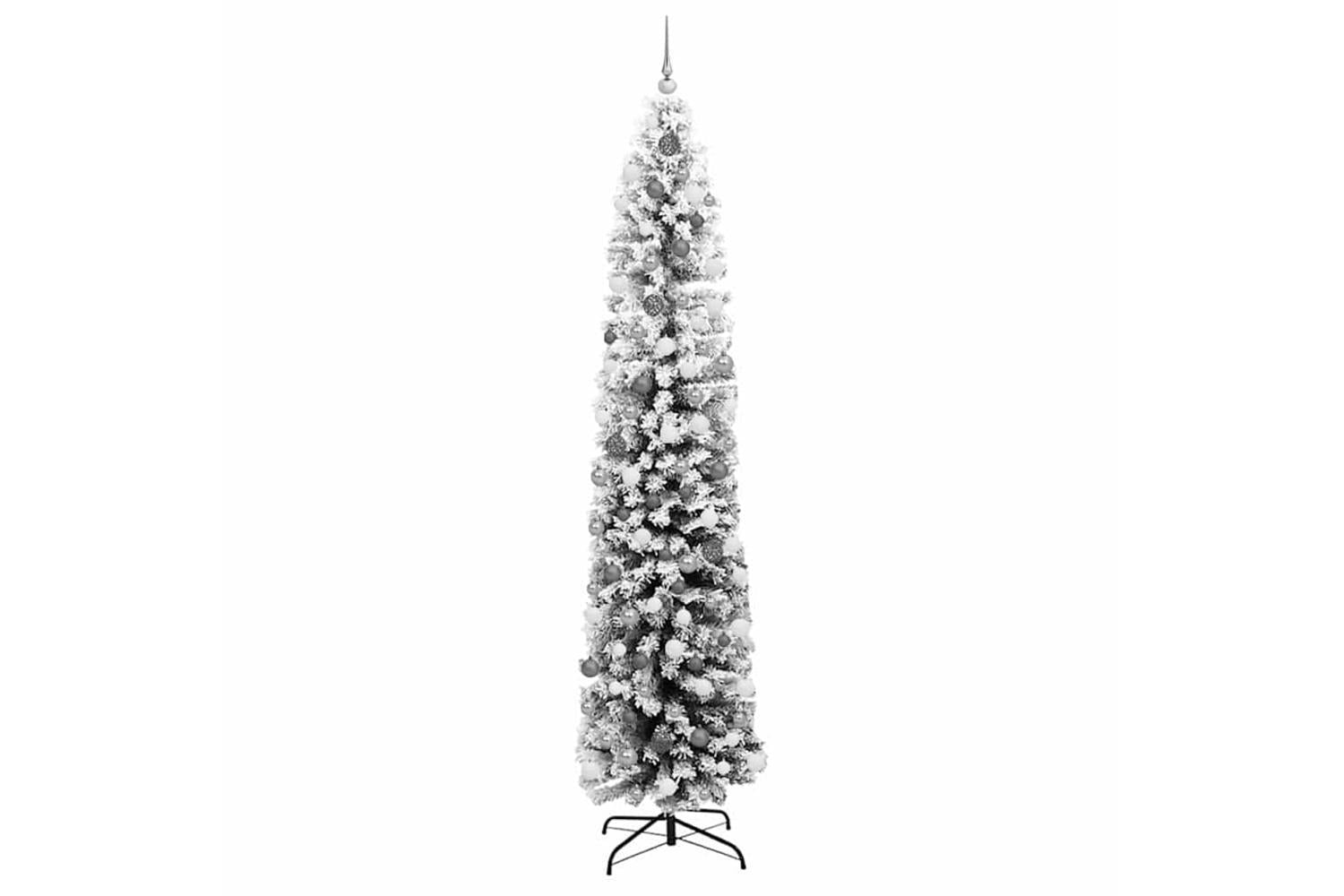 Vidaxl Artificial Christmas Tree With 300 Leds With Stand Green 240 Cm-3