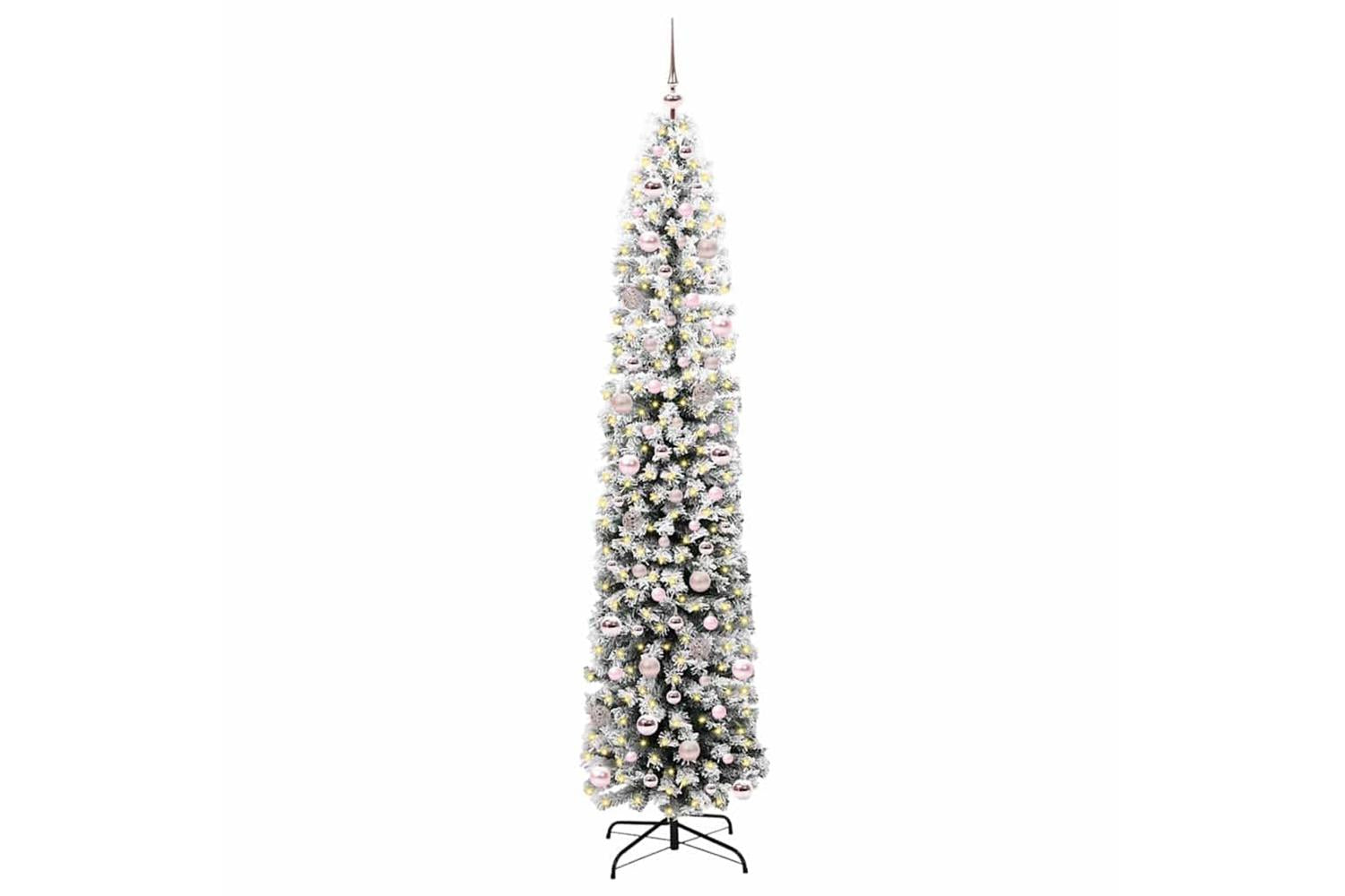 Vidaxl Artificial Christmas Tree With 300 Leds With Stand Green 240 Cm-3