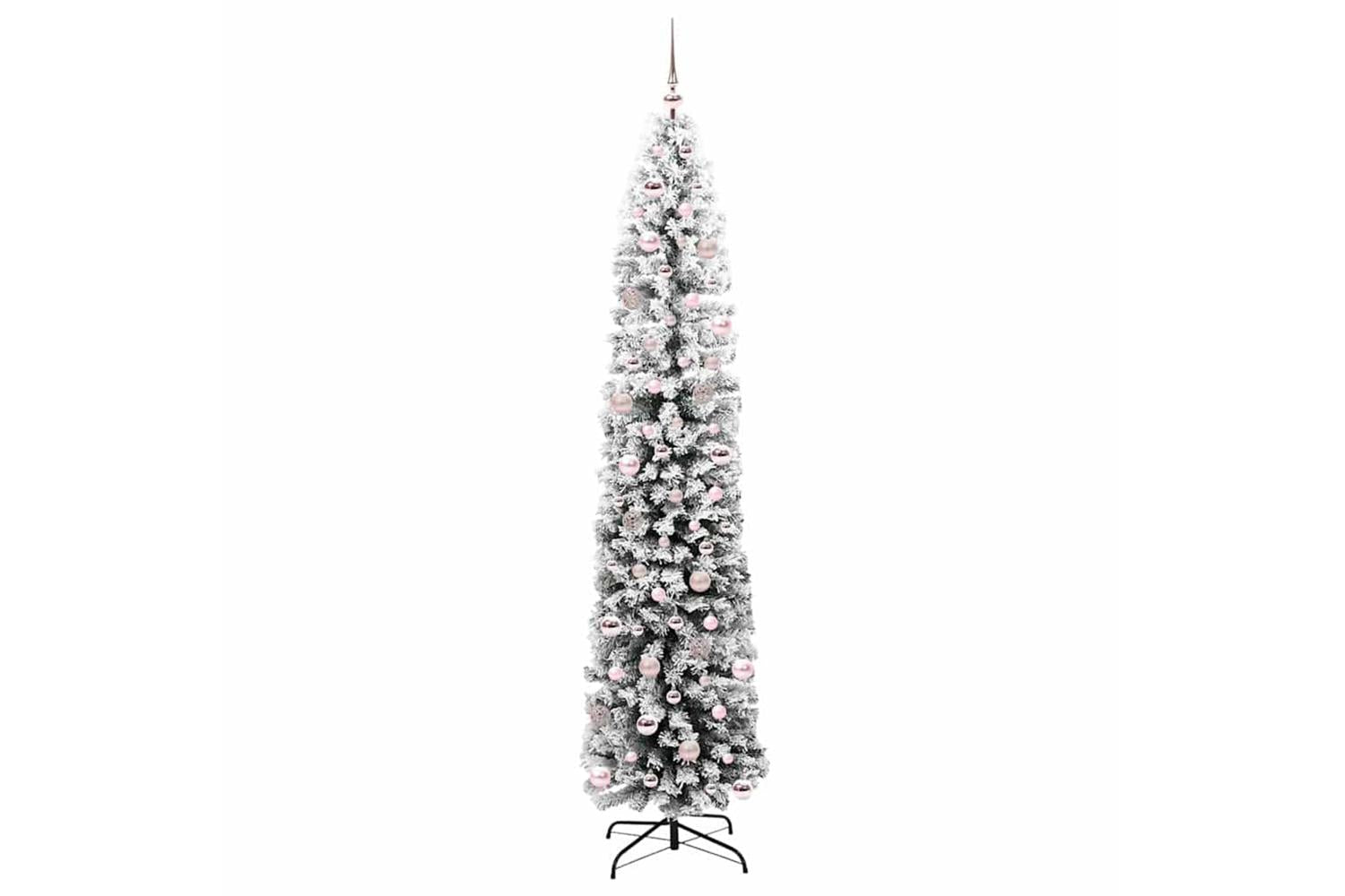 Vidaxl Artificial Christmas Tree With 300 Leds With Stand Green 240 Cm-4