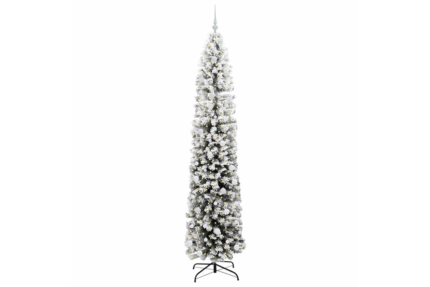 Vidaxl Artificial Christmas Tree With 300 Leds With Stand Green 240 Cm-3