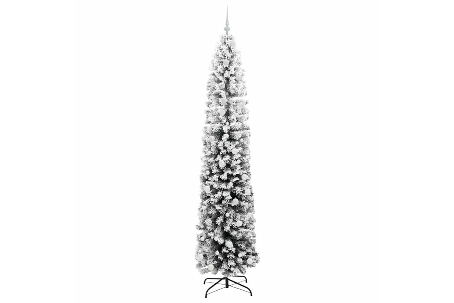Vidaxl Artificial Christmas Tree With 300 Leds With Stand Green 240 Cm-4