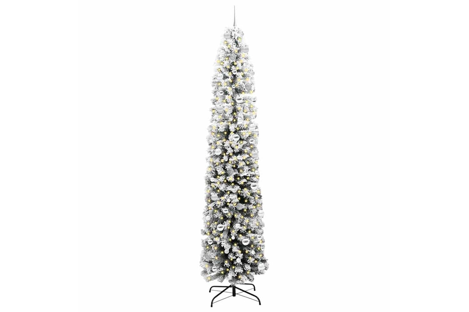 Vidaxl Artificial Christmas Tree With 300 Leds With Stand Green 240 Cm-3