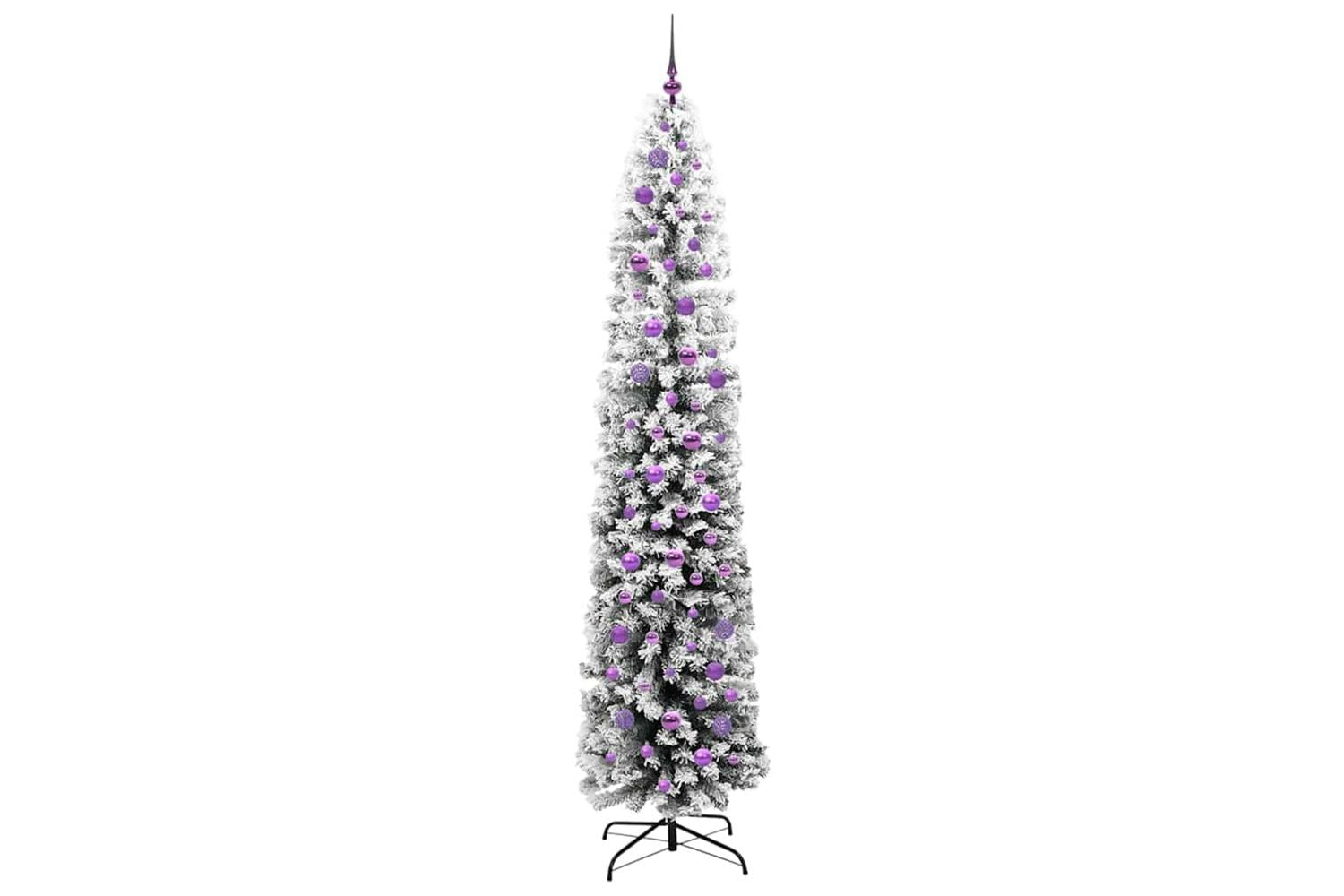 Vidaxl Artificial Christmas Tree With 300 Leds With Stand Green 240 Cm-4