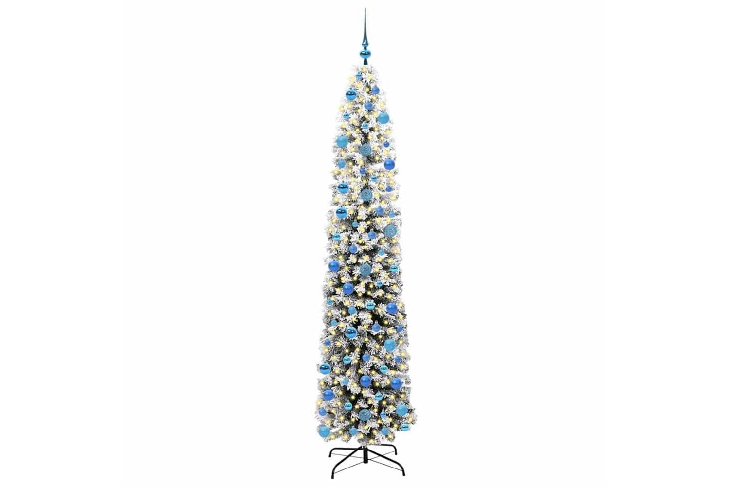 Vidaxl Artificial Christmas Tree With 300 Leds With Stand Green 240 Cm-2