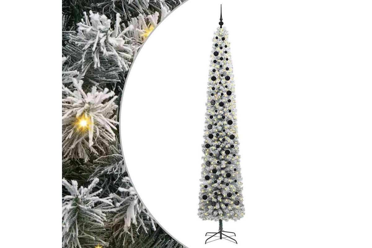 Vidaxl Artificial Christmas Tree With 300 Leds With Stand Green 270 Cm-2