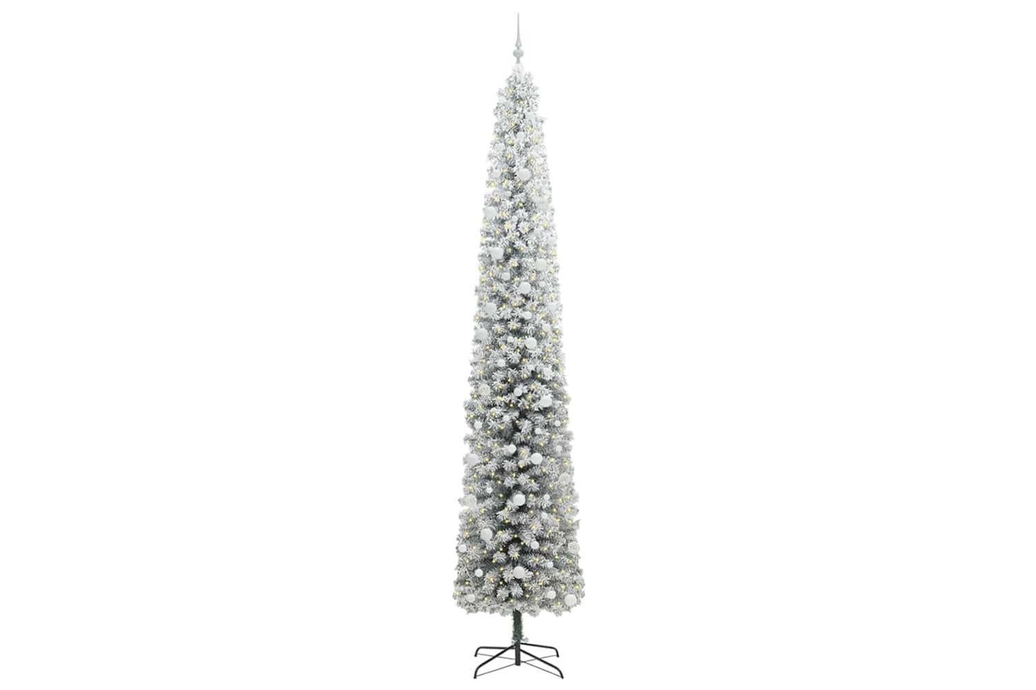 Vidaxl Artificial Christmas Tree With 300 Leds With Stand Green 270 Cm-3