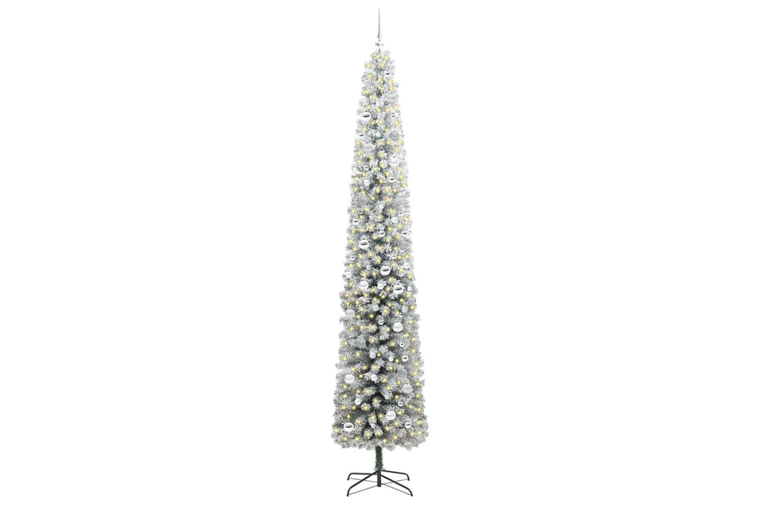 Vidaxl Artificial Christmas Tree With 300 Leds With Stand Green 270 Cm-3