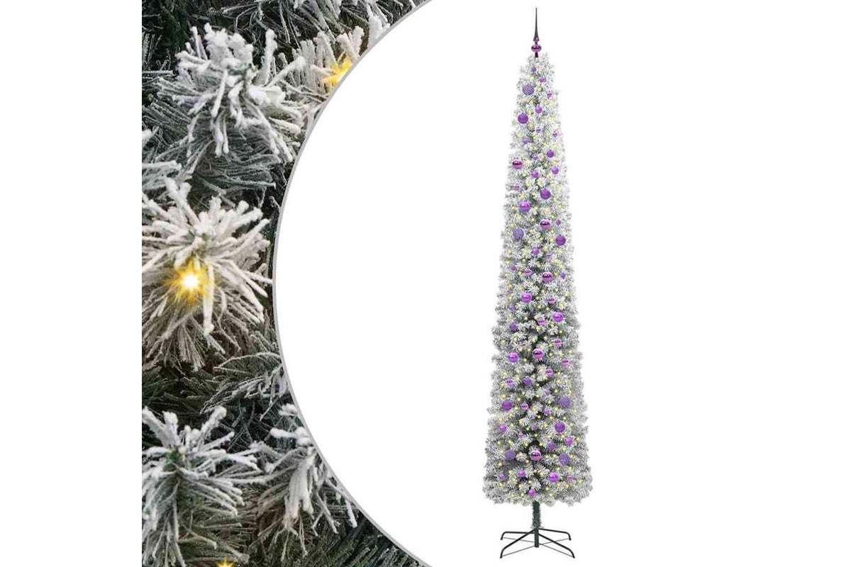 Vidaxl Artificial Christmas Tree With 300 Leds With Stand Green 270 Cm-2
