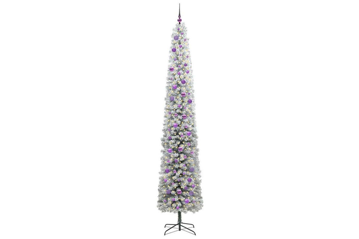 Vidaxl Artificial Christmas Tree With 300 Leds With Stand Green 270 Cm-3