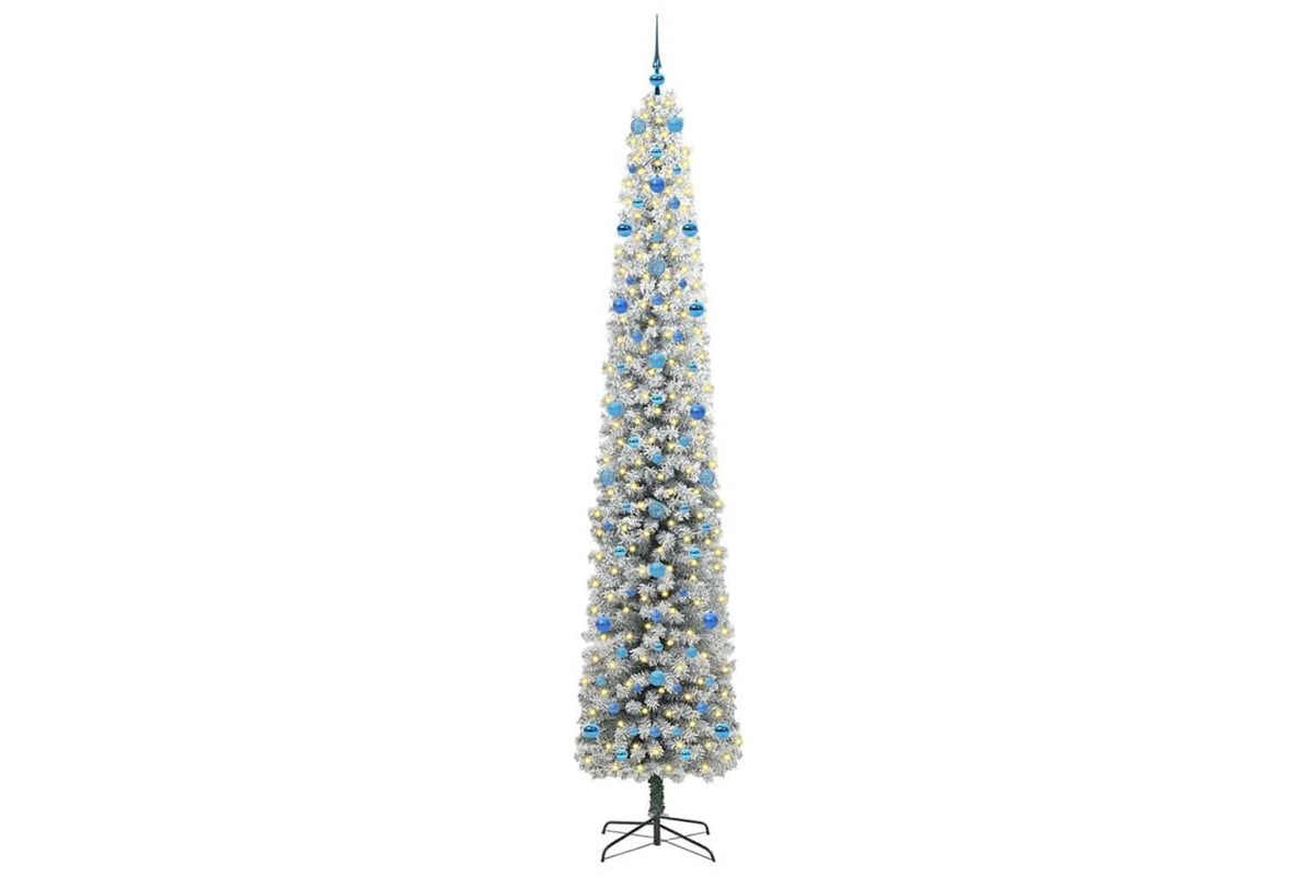 Vidaxl Artificial Christmas Tree With 300 Leds With Stand Green 270 Cm-3
