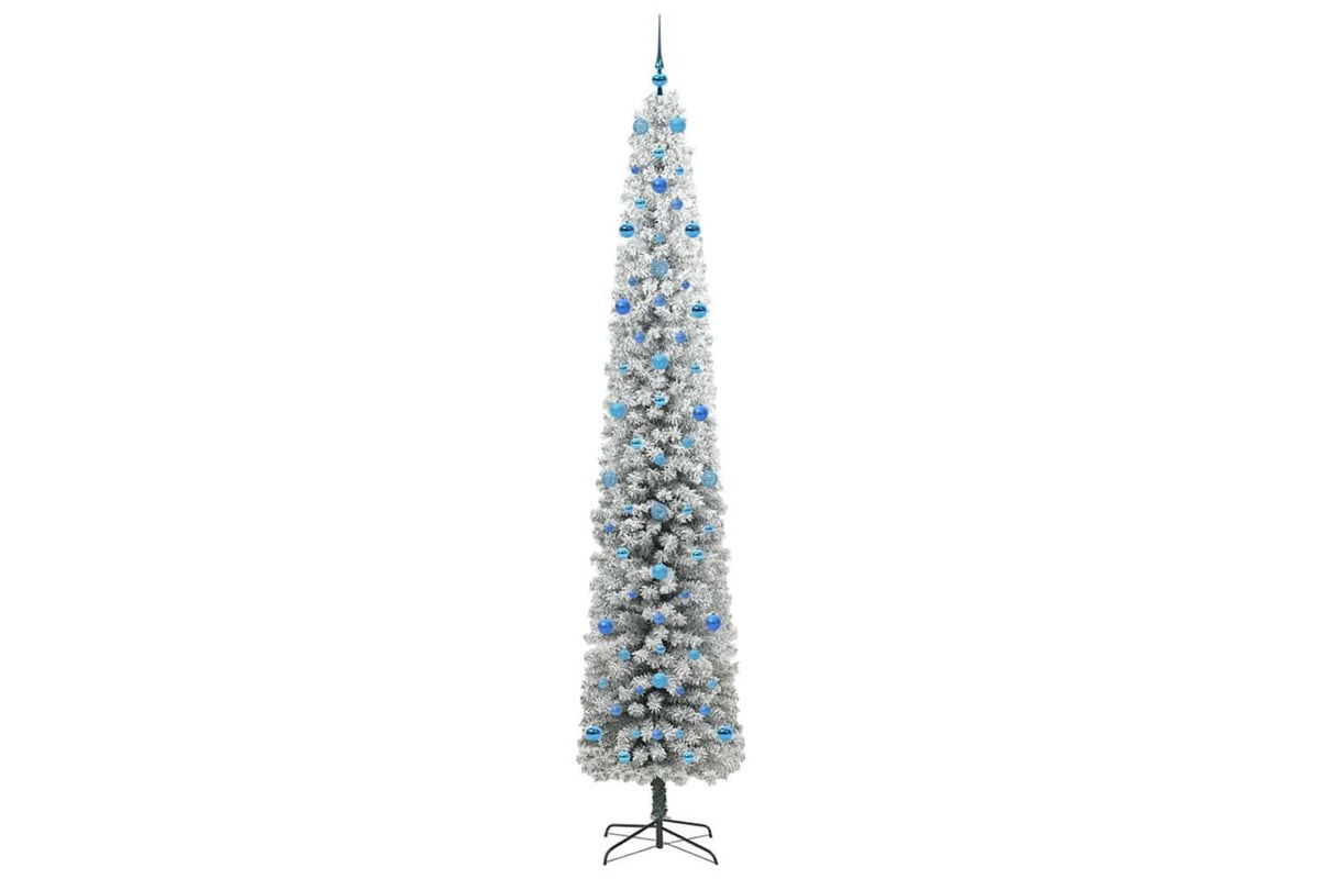Vidaxl Artificial Christmas Tree With 300 Leds With Stand Green 270 Cm-4