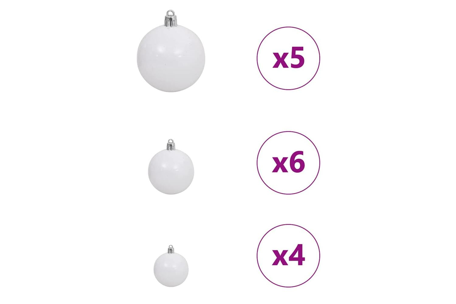 Vidaxl Artificial Christmas Tree With 150 Leds Green 85 X 85 X 120 Cm-9