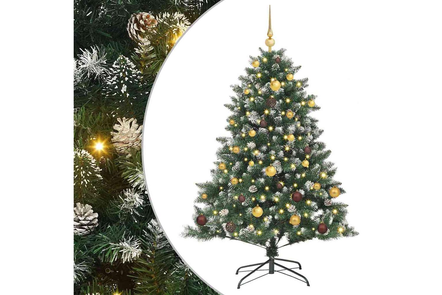 Vidaxl Artificial Christmas Tree With Stand Green 105 X 105 X 150 Cm-2
