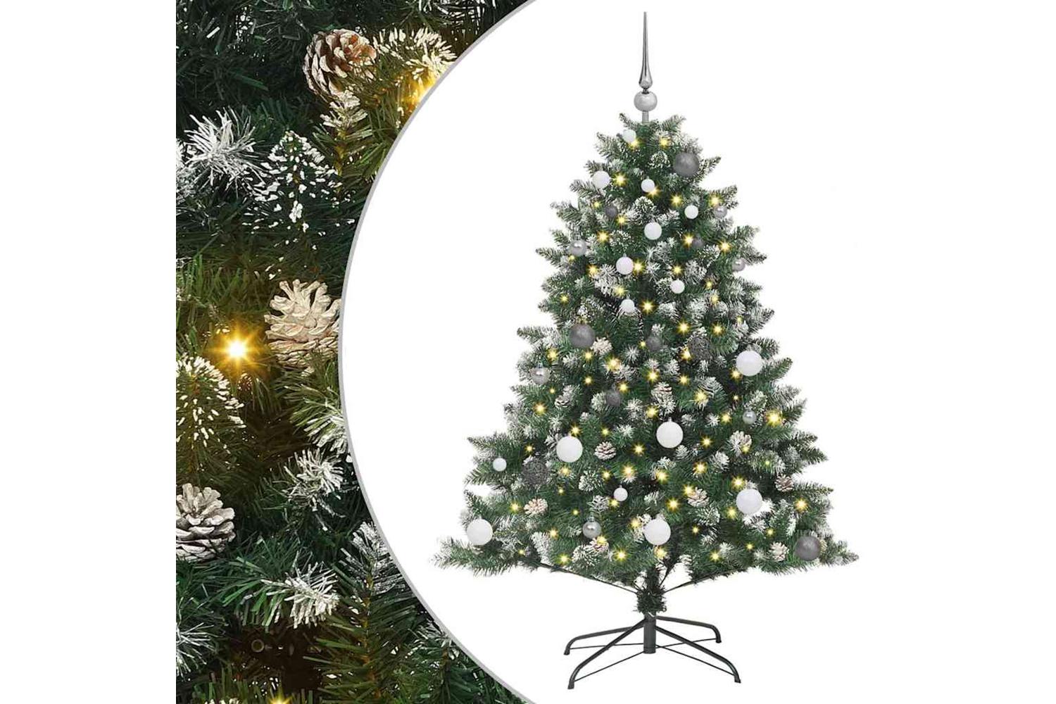 Vidaxl Artificial Christmas Tree With Stand Green 105 X 105 X 150 Cm-2
