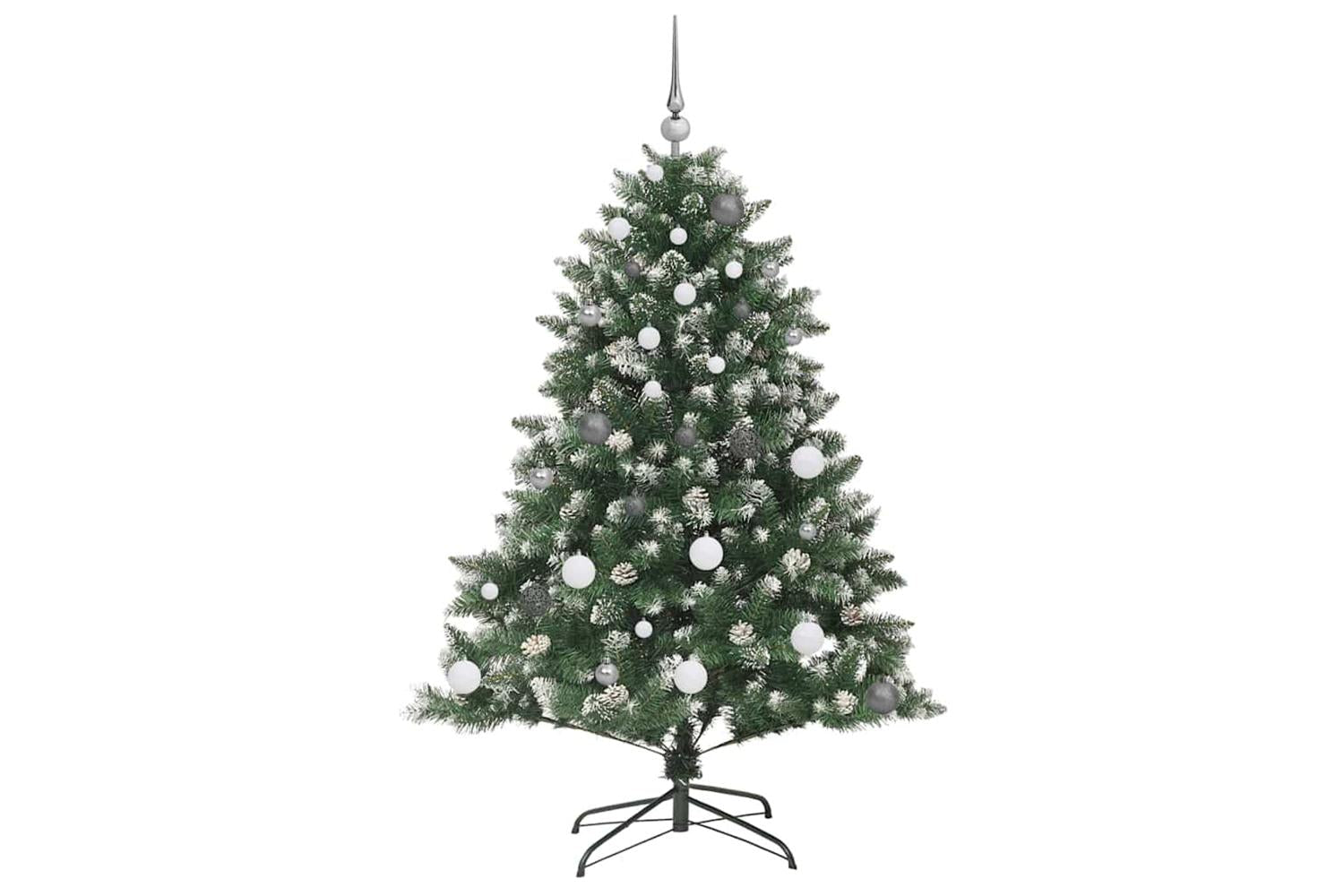 Vidaxl Artificial Christmas Tree With Stand Green 105 X 105 X 150 Cm-4