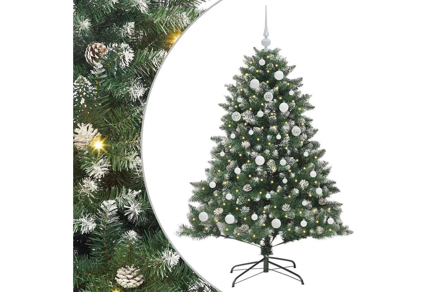Vidaxl Artificial Christmas Tree With Stand Green 105 X 105 X 150 Cm-2