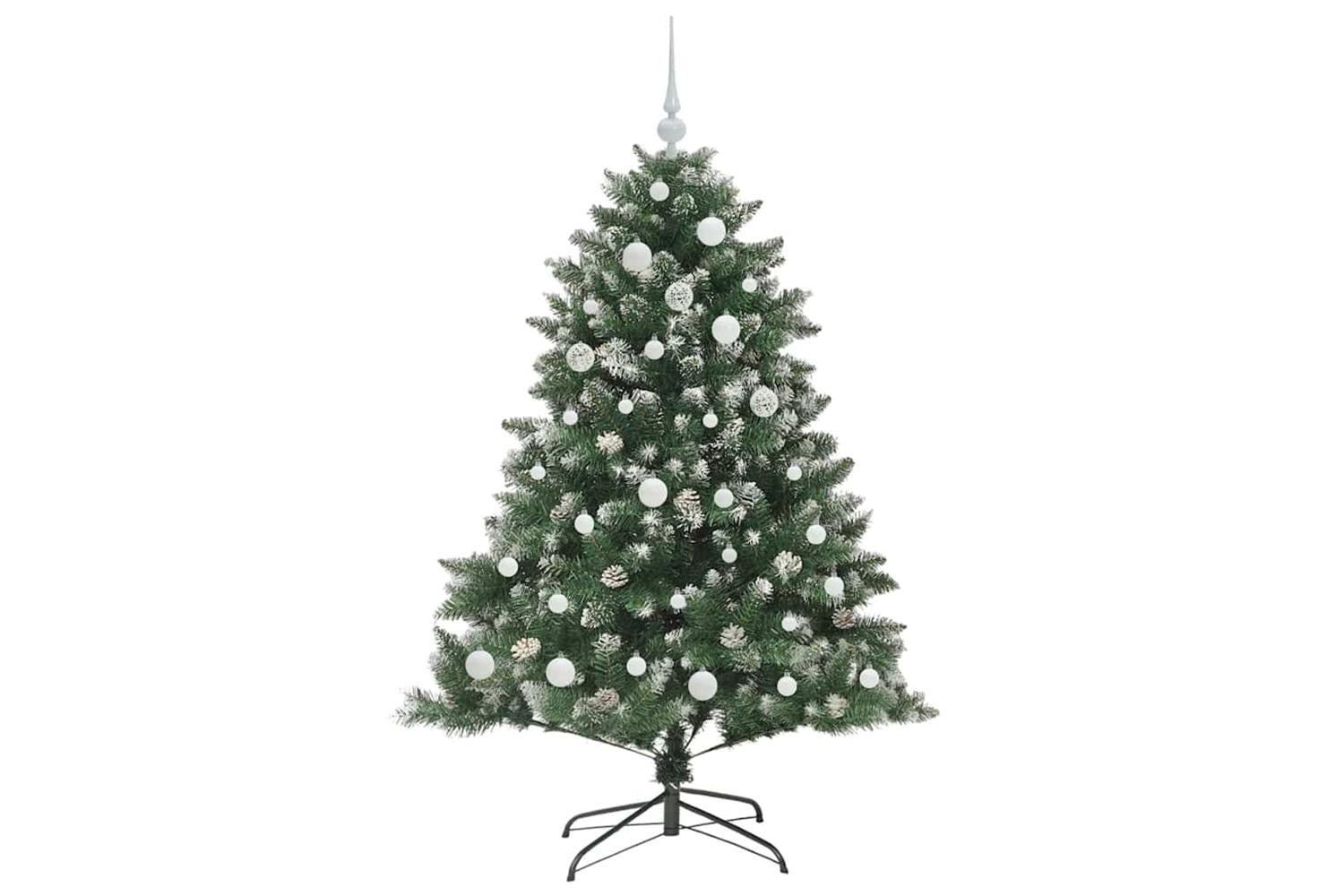 Vidaxl Artificial Christmas Tree With Stand Green 105 X 105 X 150 Cm-4