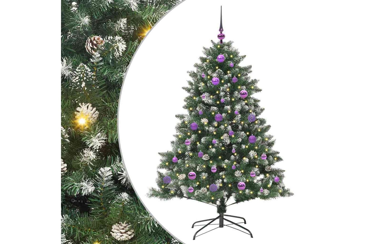 Vidaxl Artificial Christmas Tree With Stand Green 105 X 105 X 150 Cm-2