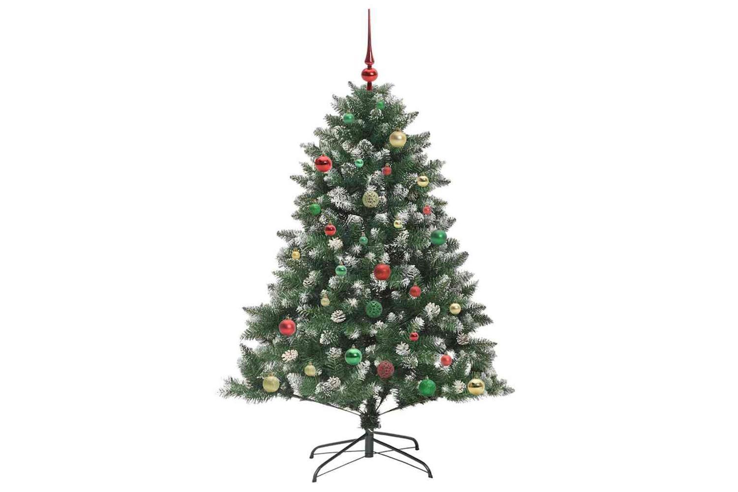 Vidaxl Artificial Christmas Tree With Stand Green 105 X 105 X 150 Cm-6