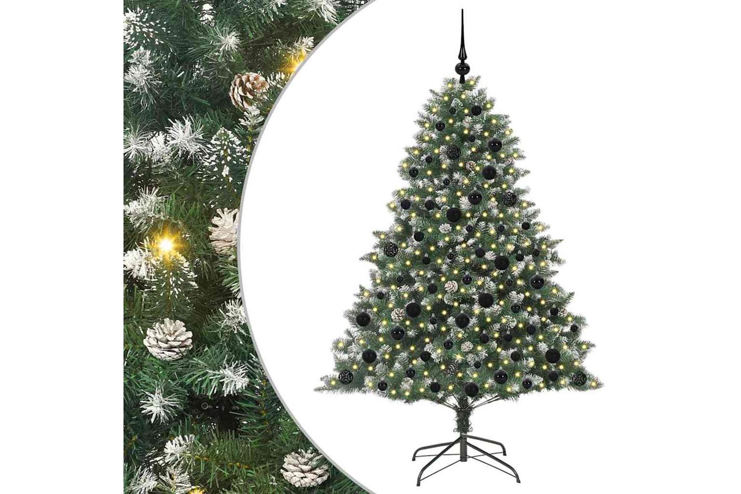 Vidaxl Artificial Christmas Tree With Stand Green 126 X 126 X 180 Cm-2