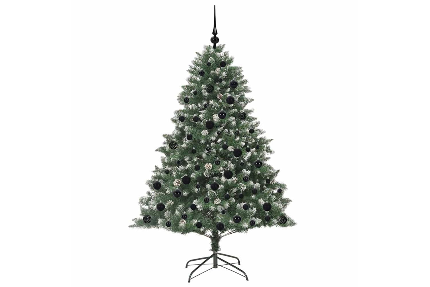 Vidaxl Artificial Christmas Tree With Stand Green 126 X 126 X 180 Cm-4