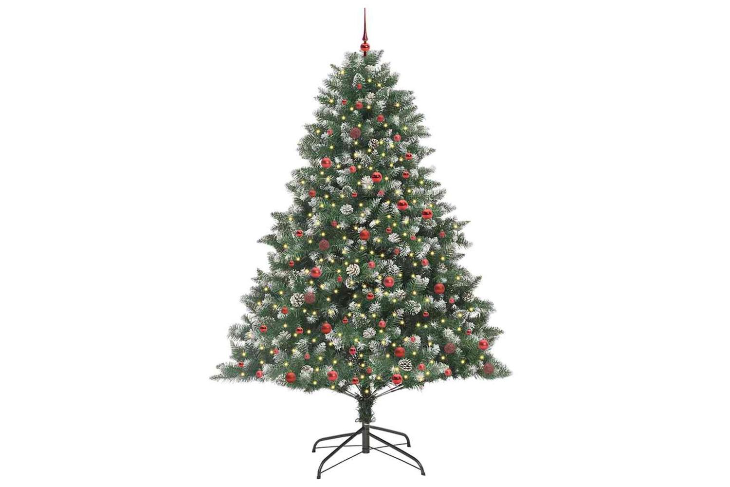 Vidaxl Artificial Christmas Tree With Stand Green 160 X 160 X 240 Cm-3