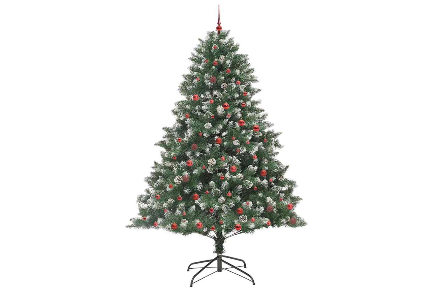 Vidaxl Artificial Christmas Tree With Stand Green 160 X 160 X 240 Cm-4