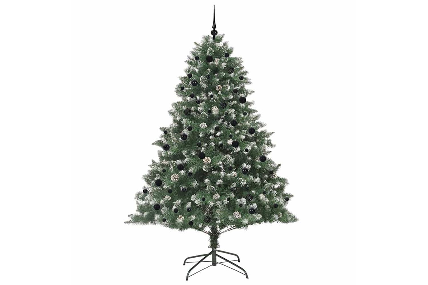 Vidaxl Artificial Christmas Tree With Stand Green 160 X 160 X 240 Cm-4