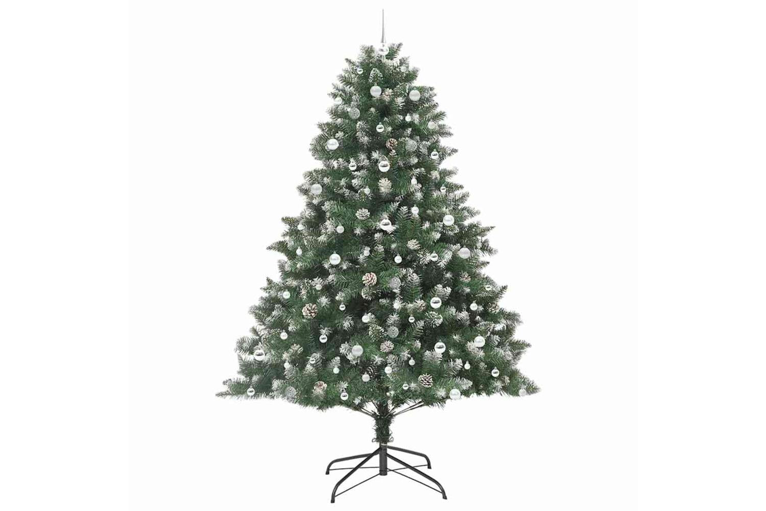 Vidaxl Artificial Christmas Tree With Stand Green 160 X 160 X 240 Cm-4