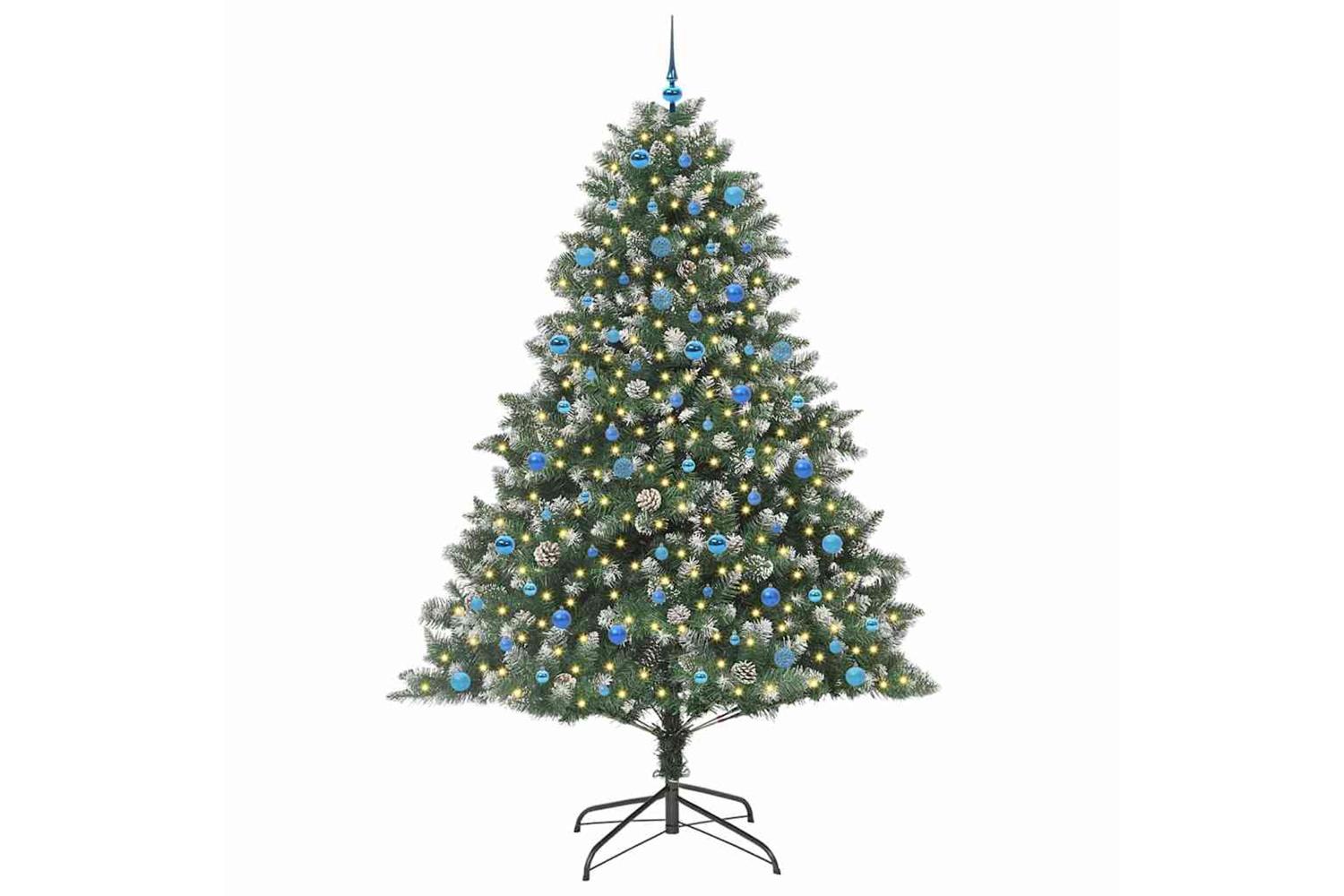 Vidaxl Artificial Christmas Tree With Stand Green 160 X 160 X 240 Cm-2