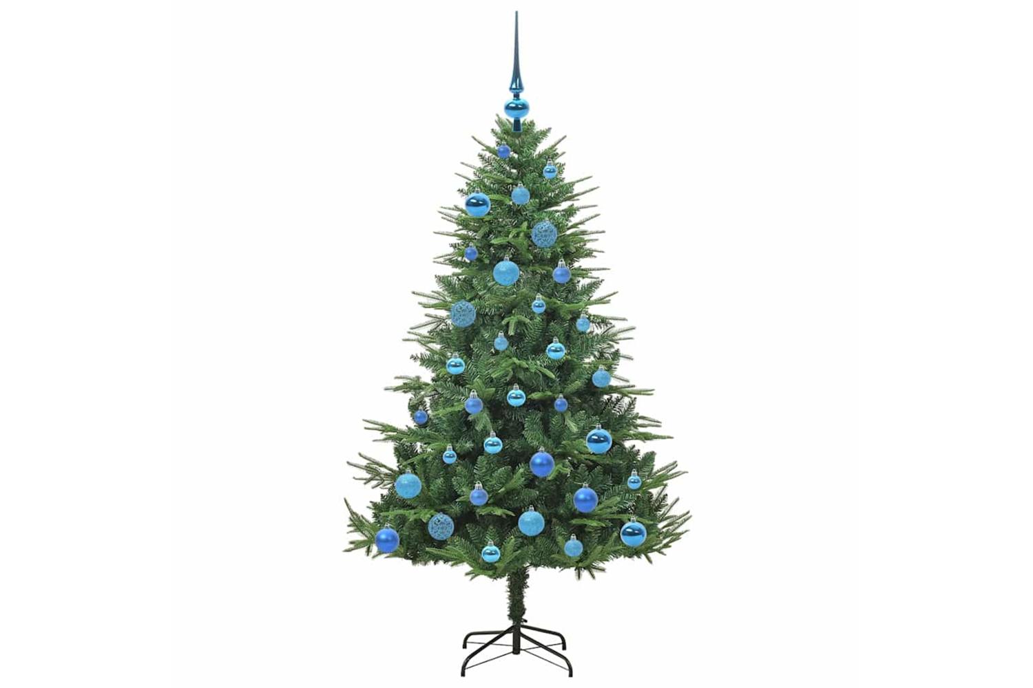 Vidaxl Artificial Pre-lit Christmas Tree With Ball Set Green 150 Cm-5