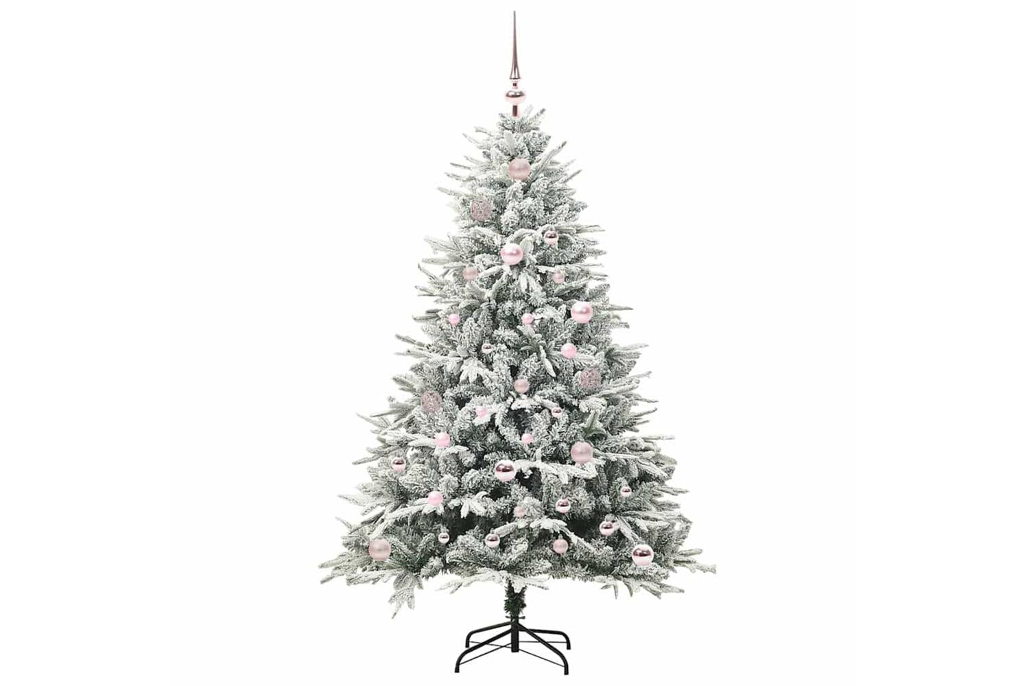 Vidaxl Artificial Pre-lit Christmas Tree With Ball Set Green 150 Cm-3