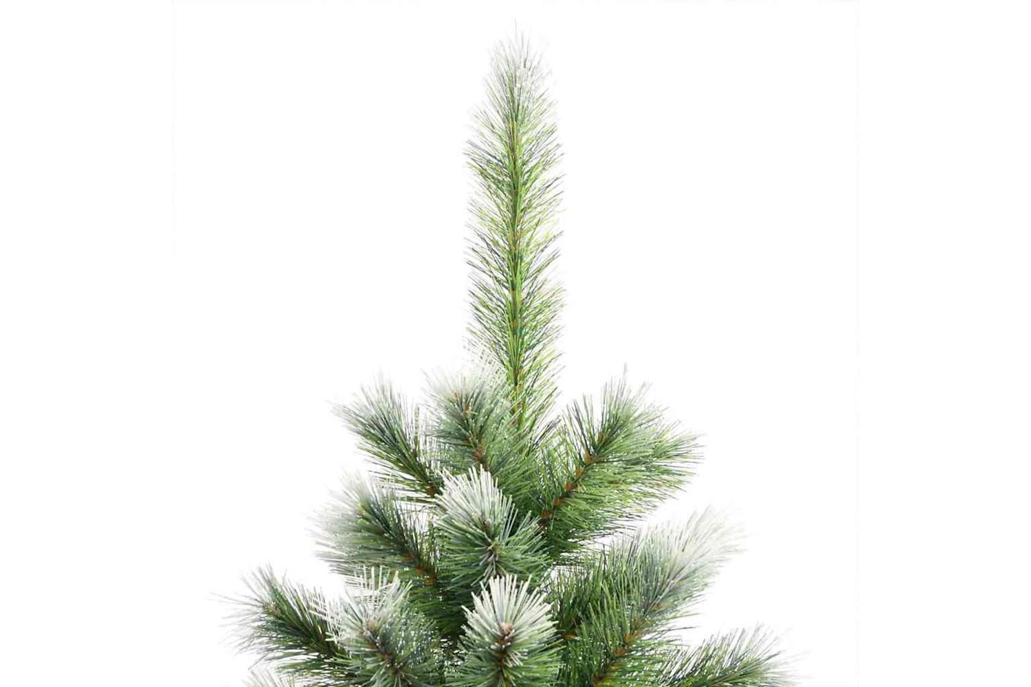Vidaxl Artificial Hinged Christmas Tree With Flocked Snow 120 Cm-10
