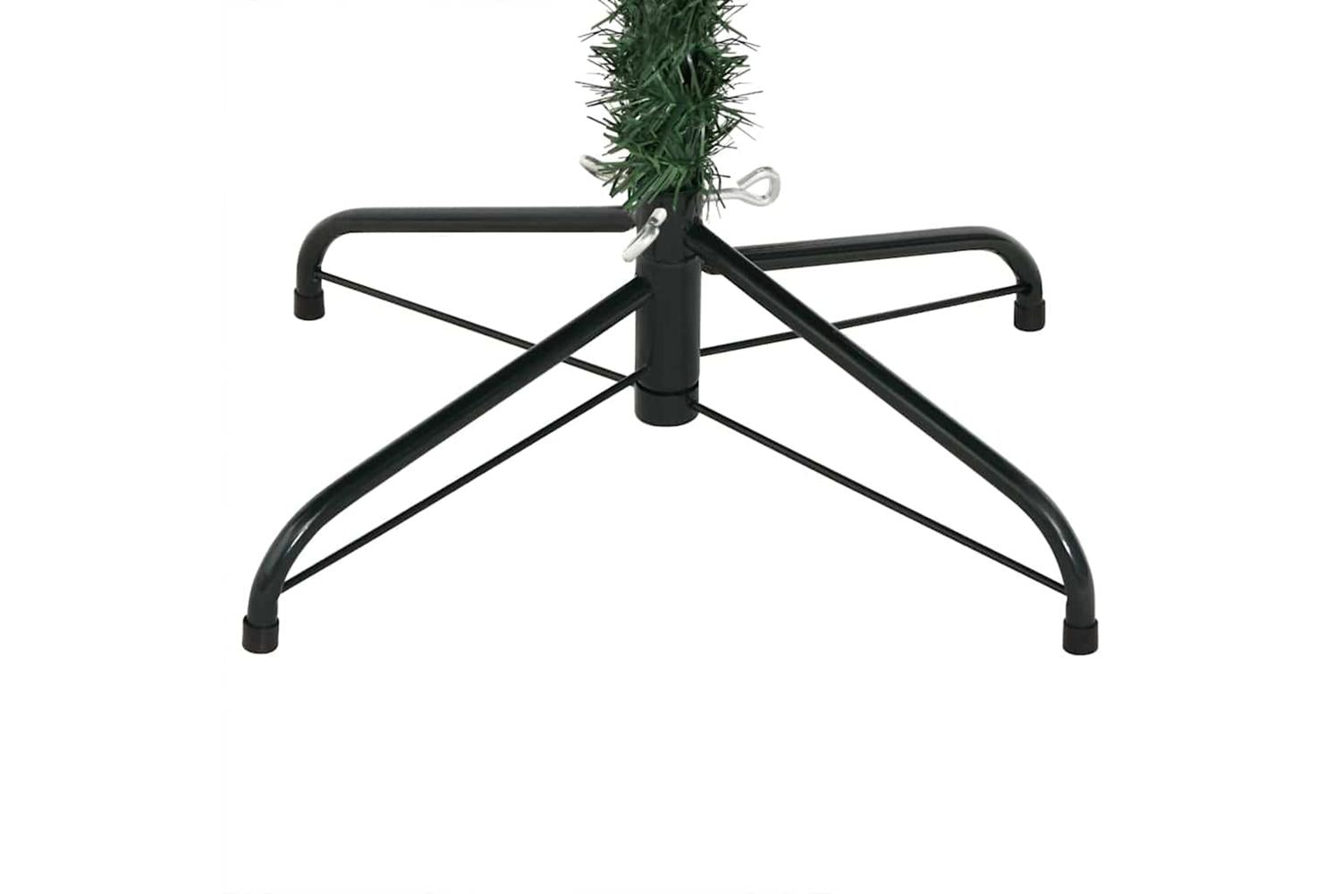Vidaxl Artificial Hinged Christmas Tree With Flocked Snow 150 Cm-9