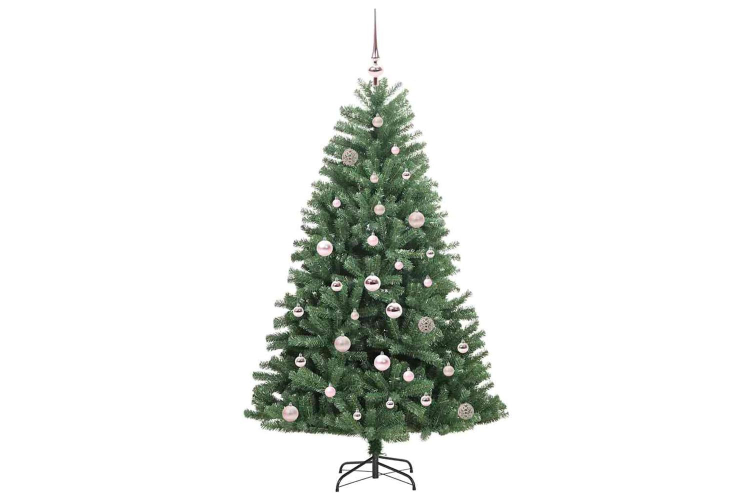 Vidaxl Artificial Hinged Christmas Tree Green 150 Cm Pvc And Metal-3