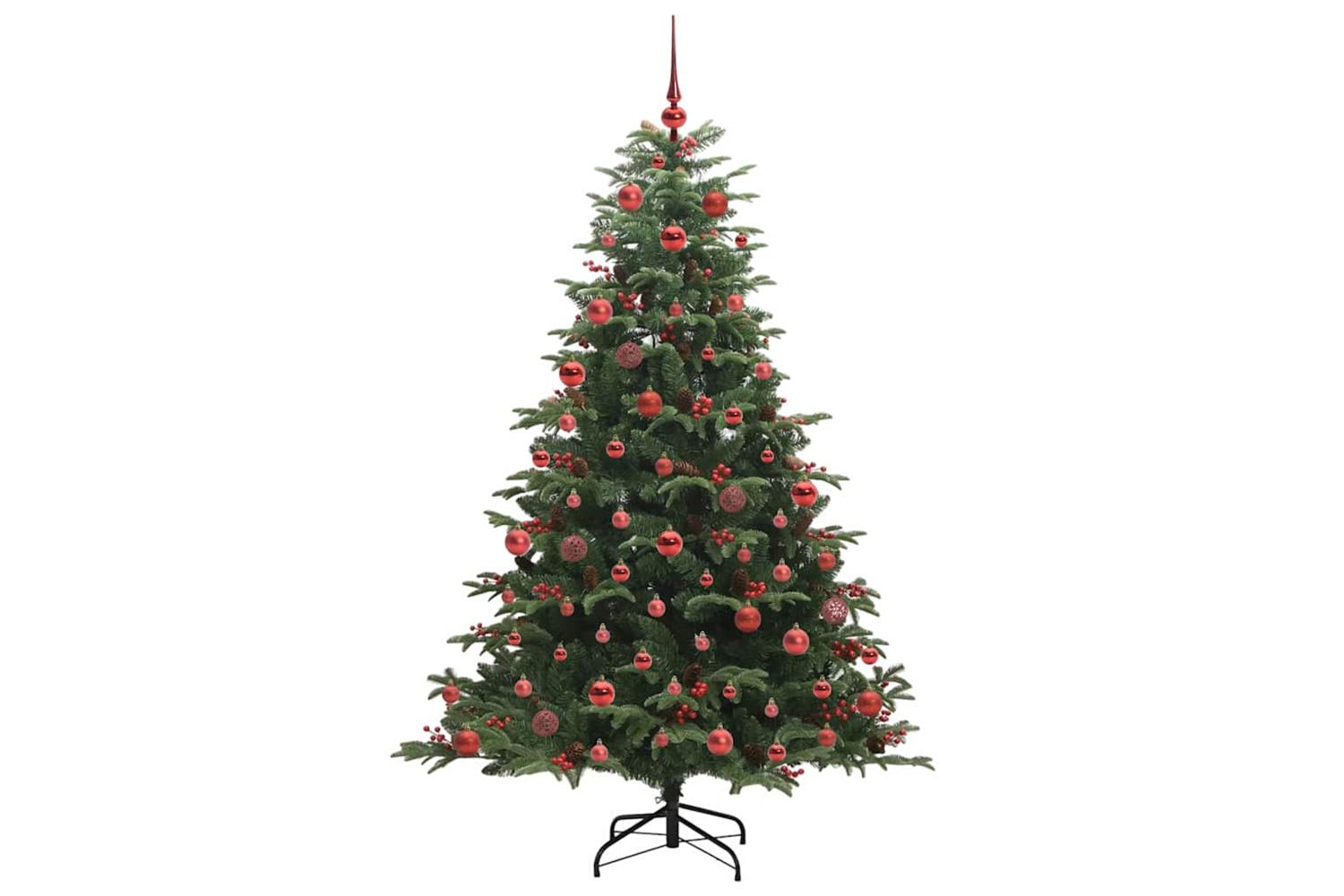Vidaxl Artificial Christmas Tree With 300 Leds With Stand Green 180 Cm-4