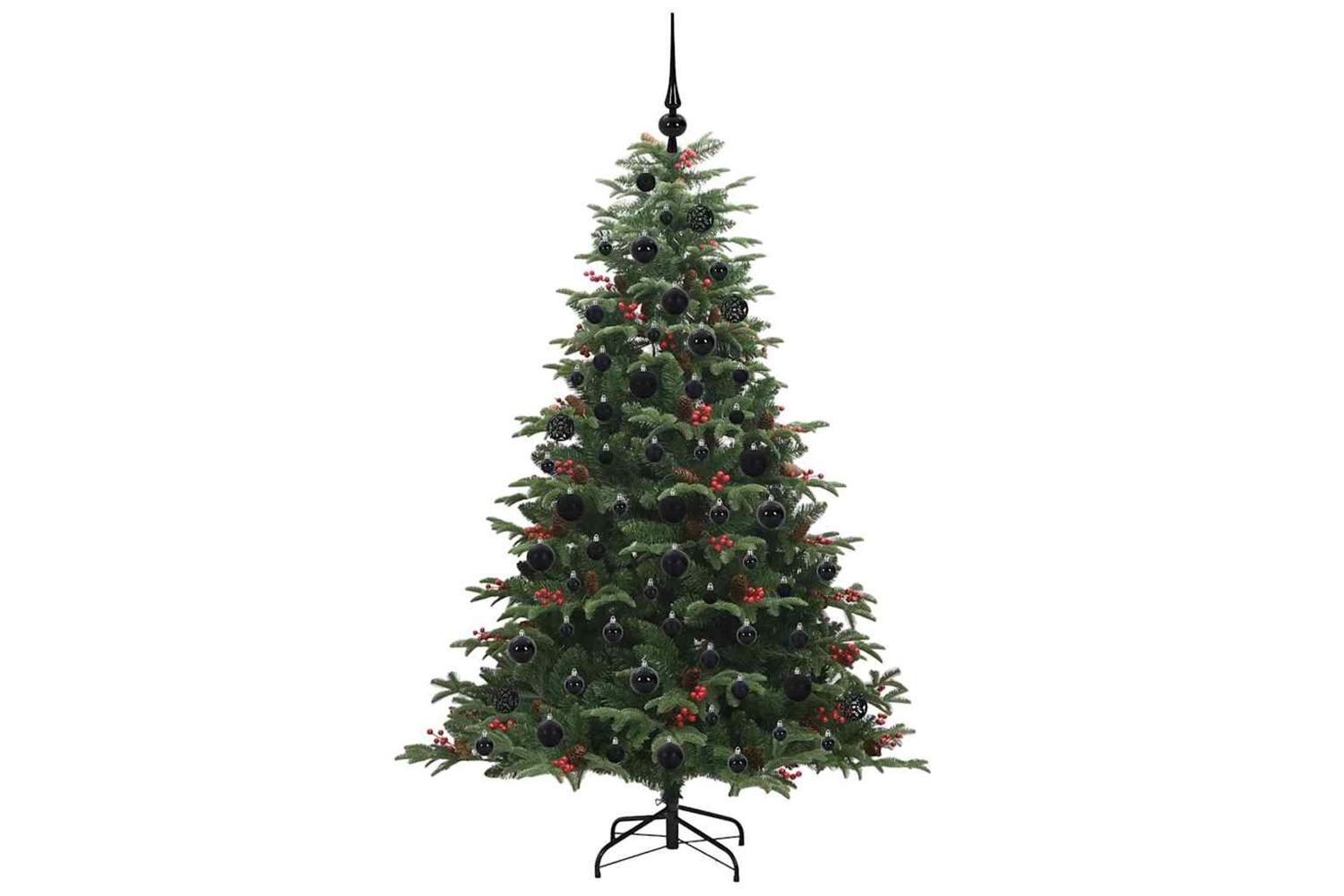 Vidaxl Artificial Christmas Tree With 300 Leds With Stand Green 180 Cm-4