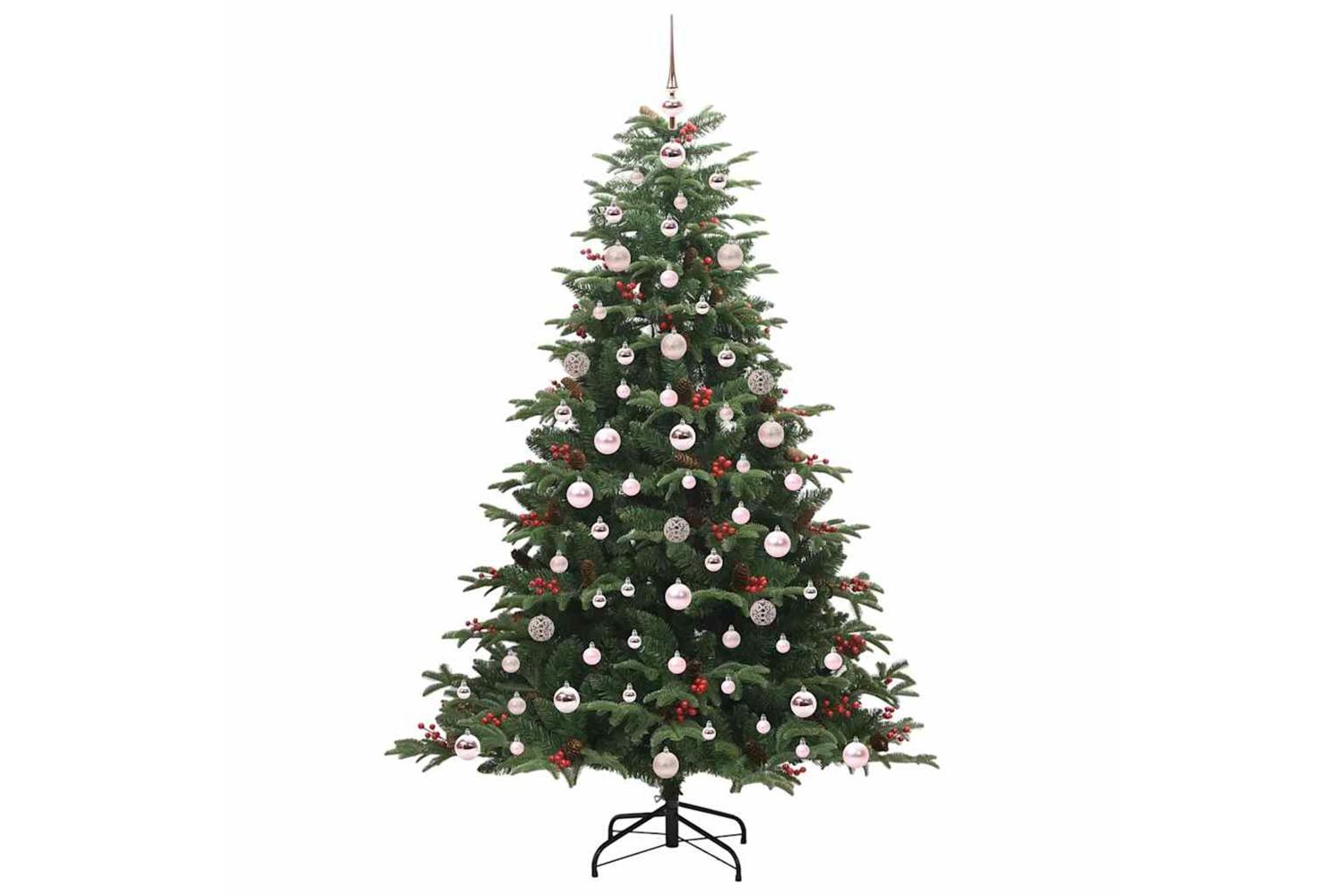 Vidaxl Artificial Christmas Tree With 300 Leds With Stand Green 180 Cm-4